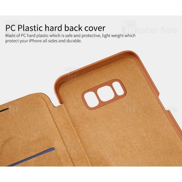 کیف چرمی Samsung Galaxy S8 Plus Nillkin Qin Leather Case
