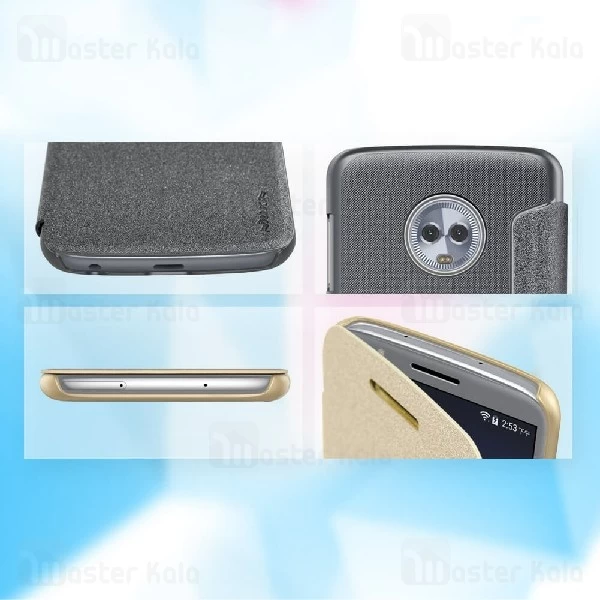 کیف کلاسوری نیلکین مدل Sparkle مناسب Motorola Moto G6 / Moto 1S