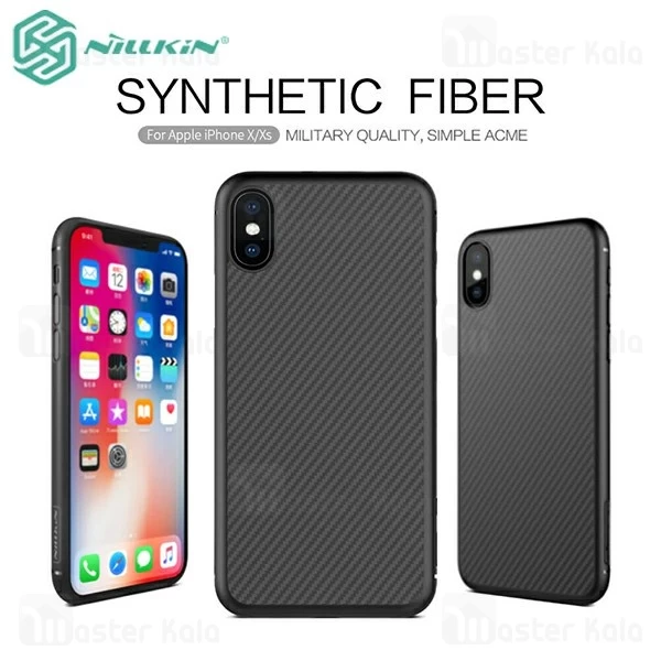 قاب فیبر کربنی نیلکین آیفون Apple iPhone X / XS Synthetic Fiber