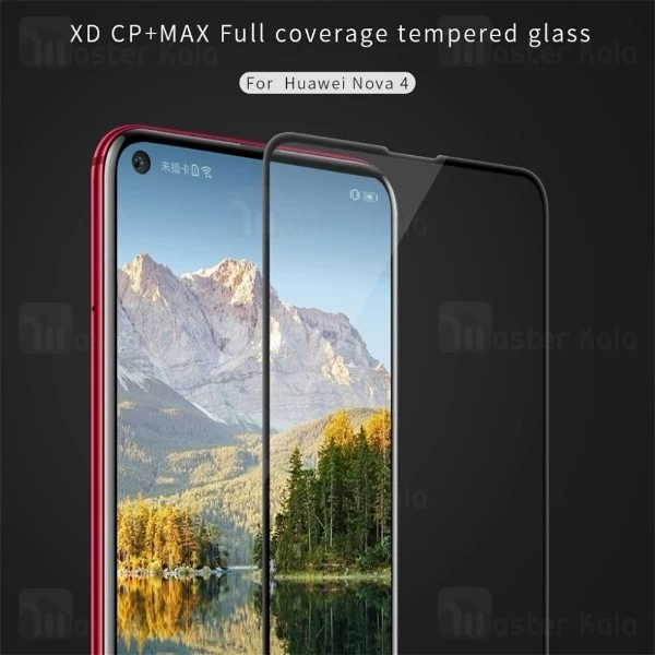 گلس تمام صفحه نیلکین Huawei Nova 4 Nillkin XD Cp+Max Glass