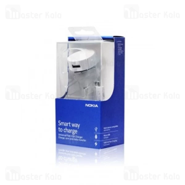 شارژر اصلی Nokia AC-16X 1A Original Wall Charger With MicroUSB Cable