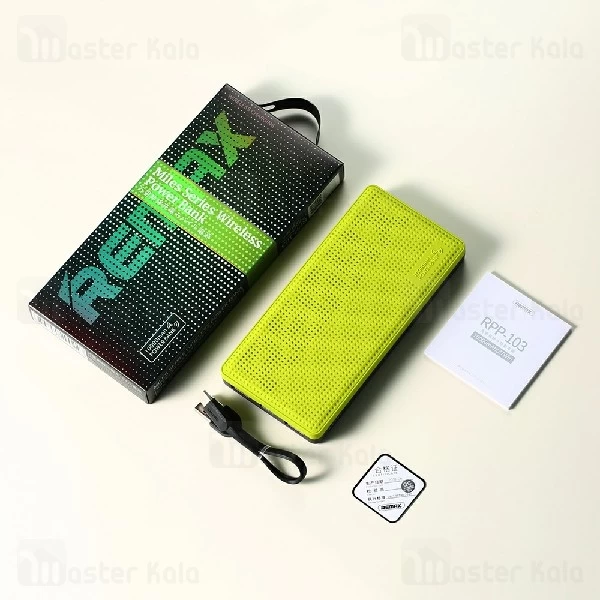 پاوربانک وایرلس 10000 میلی آمپر ریمکس Remax RPP-103 Wireless Charger