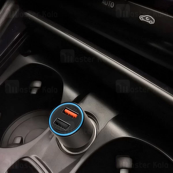شارژر فندکی TGVis Sense Series Qualcomm 3.0 Dual Car Charger