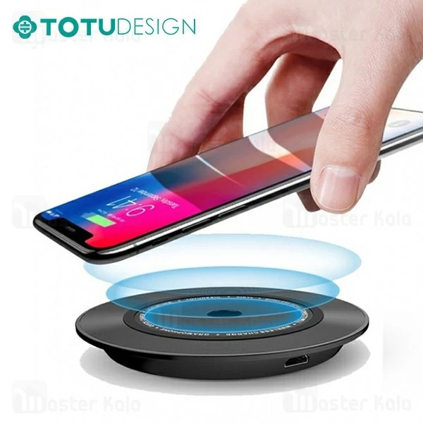 شارژر وایرلس 10 وات توتو TOTU CACW-08 Vinyl Wireless Charger طرح گرامافون