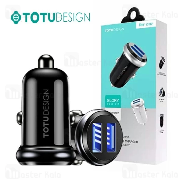 شارژر فندکی دو پورت توتو TOTU Glory DCCD-011 Dual USB با توان 2.4 آمپر