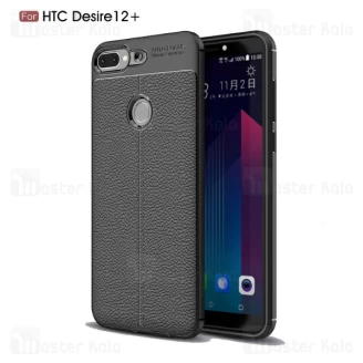 قاب محافظ ژله ای طرح چرم HTC Desire 12 Plus Auto Focus