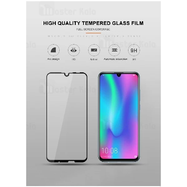 محافظ صفحه شیشه ای تمام صفحه تمام چسب TT هواوی Huawei P Smart 2019