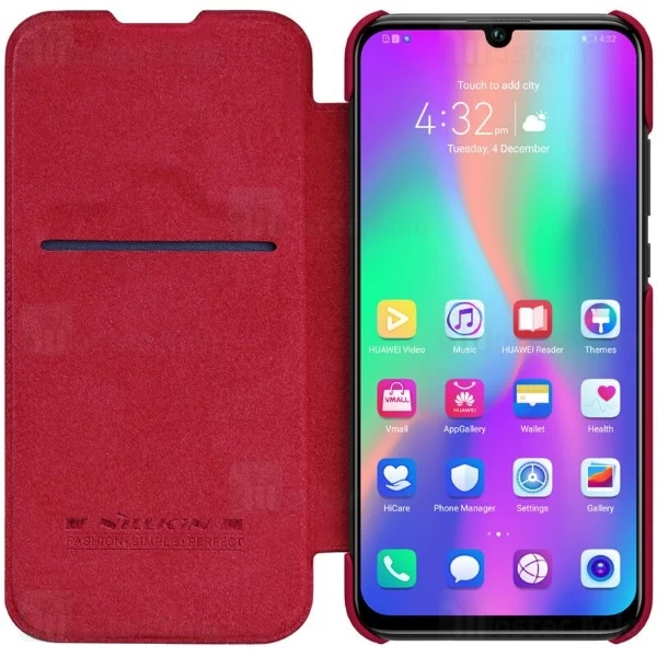 کیف چرمی نیلکین هواوی Huawei Honor 10 Lite Nillkin Qin Leather Case
