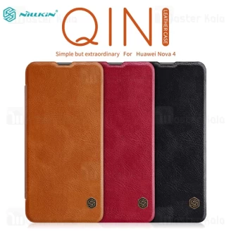 کیف چرمی نیلکین هواوی Huawei Nova 4 Nillkin Qin Leather Case