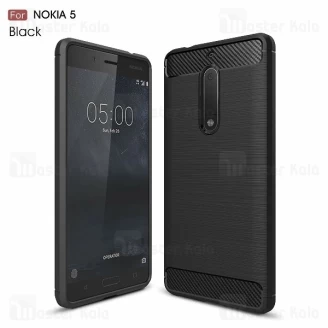 قاب طرح فیبر کربنی نوکیا Nokia 5 Rugged Armor Fiber Carbon