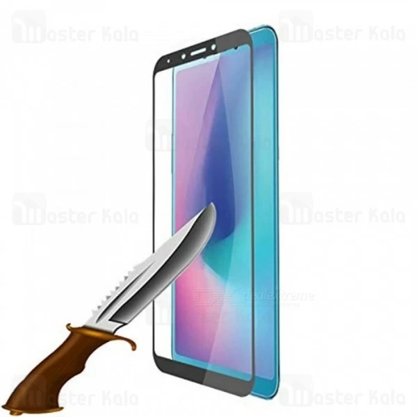 محافظ صفحه شیشه ای تمام صفحه تمام چسب TT سامسونگ Samsung Galaxy A6s