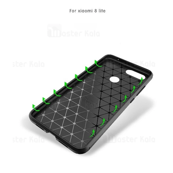 قاب فیبر کربنی Xiaomi Mi 8 Lite AutoFocus Beetle Case