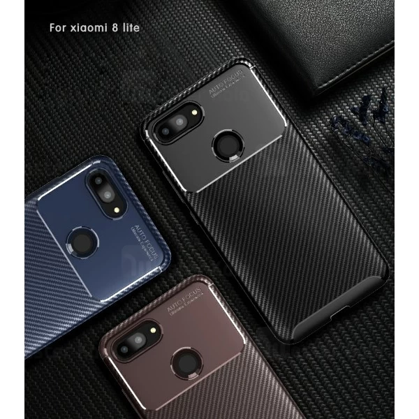 قاب فیبر کربنی Xiaomi Mi 8 Lite AutoFocus Beetle Case