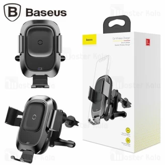 هولدر و شارژر وایرلس دریچه کولری بیسوس Baseus Smart Vehicle Bracket WXZN-01