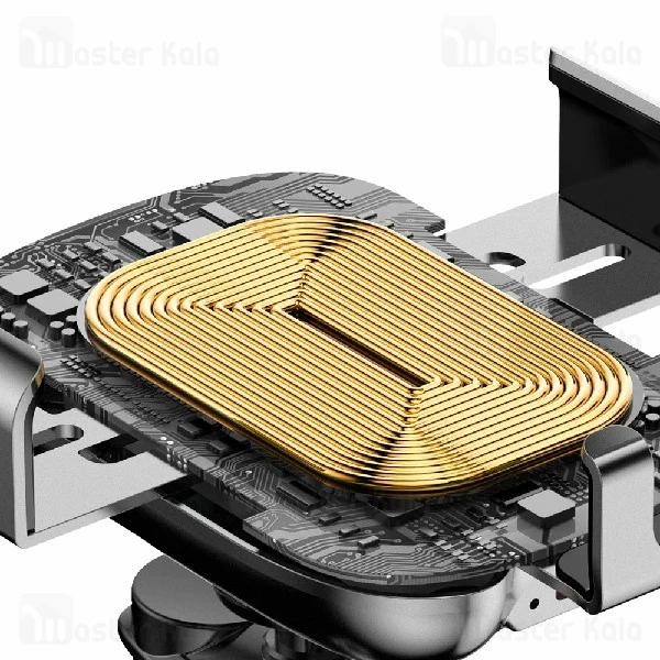 هولدر و شارژر وایرلس بیسوس Baseus Smart Vehicle Bracket Wireless Charger