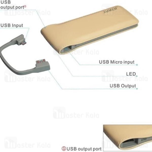 پاوربانک جووی Joway JP-52 Power Bank 6000mAh