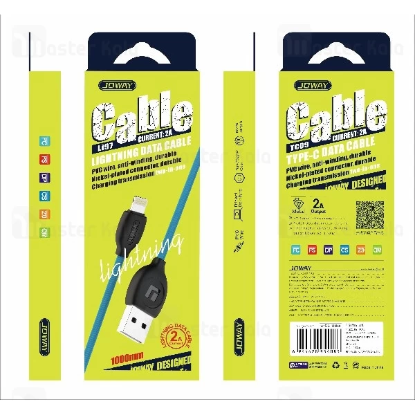 کابل شارژ لایتنینگ جووی Joway LI97 Lightning Data Cable توان 2 آمپر