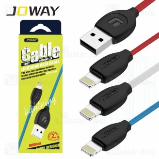 کابل شارژ لایتنینگ جووی Joway LI97 Lightning Data Cable توان 2 آمپر