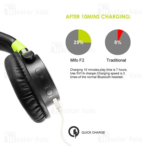 هدفون بلوتوث Mifo F2 Bluetooth Stereo Headphone