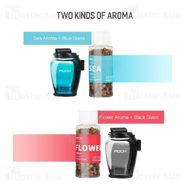 خوشبو کننده هوا خودرو راک ROCK RPH0853 Zeolite Aroma Air Vent Car