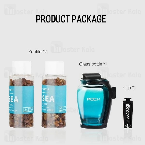 خوشبو کننده هوا خودرو راک ROCK RPH0853 Zeolite Aroma Air Vent Car