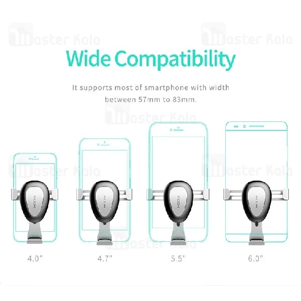 هولدر و پایه نگهدارنده راک Rock RPH0855 Gravity Car Mount Dashboard