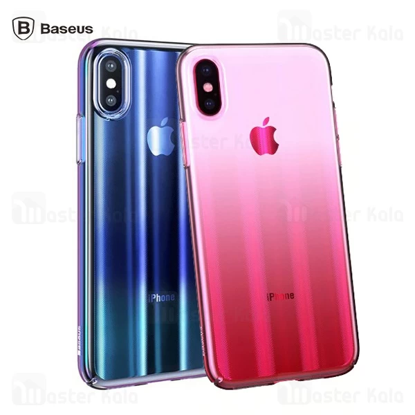 قاب لیزری رنگین کمانی بیسوس آیفون Apple iPhone X / XS Baseus Aurora Case