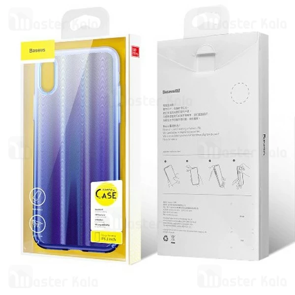 قاب لیزری رنگین کمانی بیسوس آیفون Apple iPhone X / XS Baseus Aurora Case