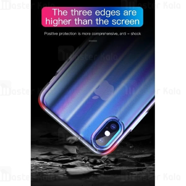 قاب لیزری رنگین کمانی بیسوس آیفون Apple iPhone X / XS Baseus Aurora Case