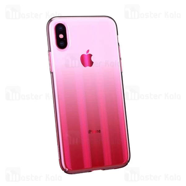 قاب لیزری رنگین کمانی بیسوس آیفون Apple iPhone X / XS Baseus Aurora Case