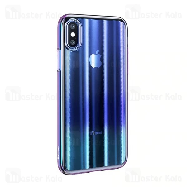 قاب لیزری رنگین کمانی بیسوس آیفون Apple iPhone X / XS Baseus Aurora Case