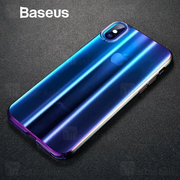 قاب لیزری رنگین کمانی بیسوس آیفون Apple iPhone X / XS Baseus Aurora Case