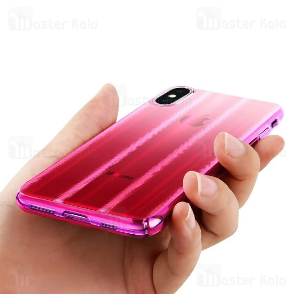 قاب لیزری رنگین کمانی بیسوس آیفون Apple iPhone X / XS Baseus Aurora Case
