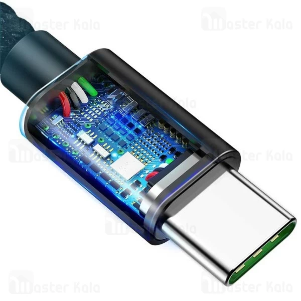 کابل Type C سوپر شارژ بیسوس Baseus Double Fast Charging توان 5 آمپر