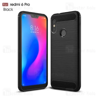 قاب فیبر کربنی شیائومی Xiaomi Mi A2 Lite / Redmi 6 Pro Fiber Carbon Rugged Armor