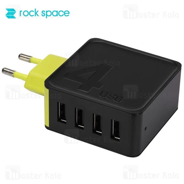 آداپتور شارژر 2 پورت راک اسپیس Rock Space RWC0236 Sugar Travel Charger