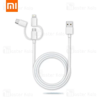 کابل سه کاره شیائومی Xiaomi XM3001 3 in 1 Sync and Charging Cable