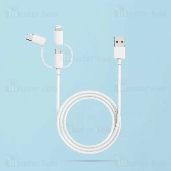 کابل سه کاره شیائومی Xiaomi XM3001 3 in 1 Sync and Charging Cable