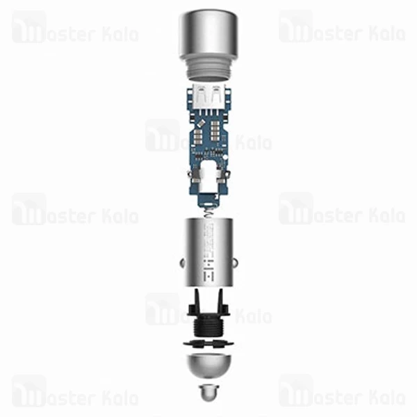 شارژر فندکی سه پورت شیائومی Xiaomi Zmi CZCDQ02ZM QC3.0 با پورت تایپ سی