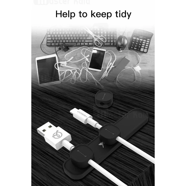 گیره نگهدارنده کابل یسیدو Yesido YCC01 Magnet Cable Clip طراحی مغناطیسی