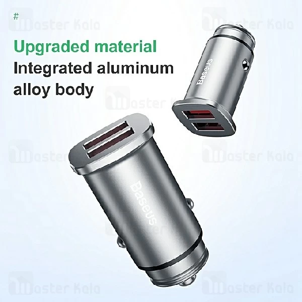 شارژر فندکی فست شارژ 2 پورت بیسوس Baseus CCALL-DS01 30W Max Dual QC3.0