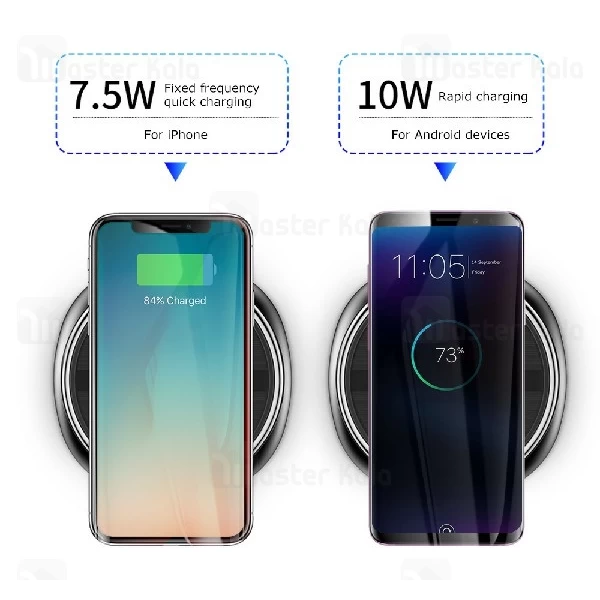 شارژر وایرلس و هاب 3 پورت بیسوس Baseus Star 2 in 1 Desktop Wireless