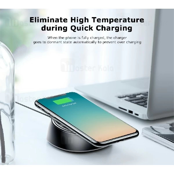 شارژر وایرلس و هاب 3 پورت بیسوس Baseus Star 2 in 1 Desktop Wireless