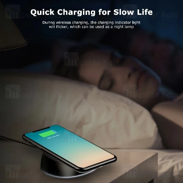 شارژر وایرلس و هاب 3 پورت بیسوس Baseus Star 2 in 1 Desktop Wireless