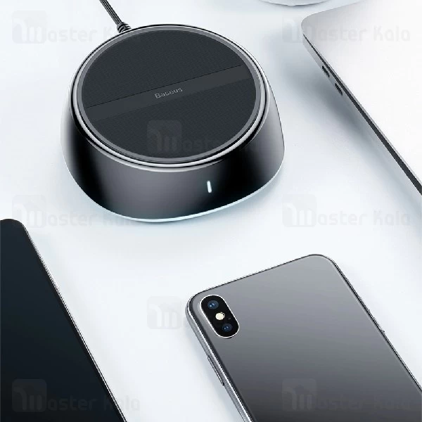شارژر وایرلس و هاب 3 پورت بیسوس Baseus Star 2 in 1 Desktop Wireless