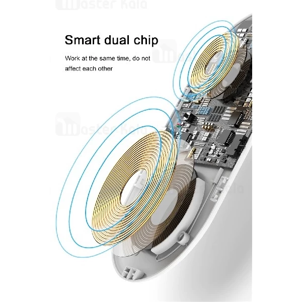 شارژر وایرلس 10 وات بیسوس Baseus Smart 2 in 1 Wireless شارژ گوشی و اپل واچ