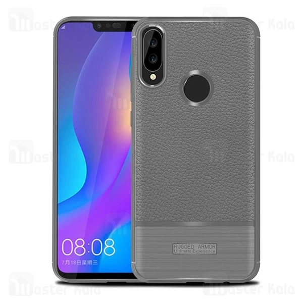 قاب فیبر کربنی Becation Litchi Rugged Armor برای Huawei Nova 3i / P Smart Plus