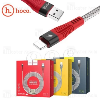 کابل لایتنینگ هوکو Hoco U32 Data Cable توان 2.4 آمپر و بدنه فلزی