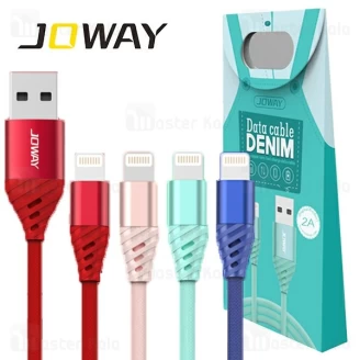 کابل لایتنینگ جووی Joway Li102 DENIM Lightning Data Cable توان 2 آمپر