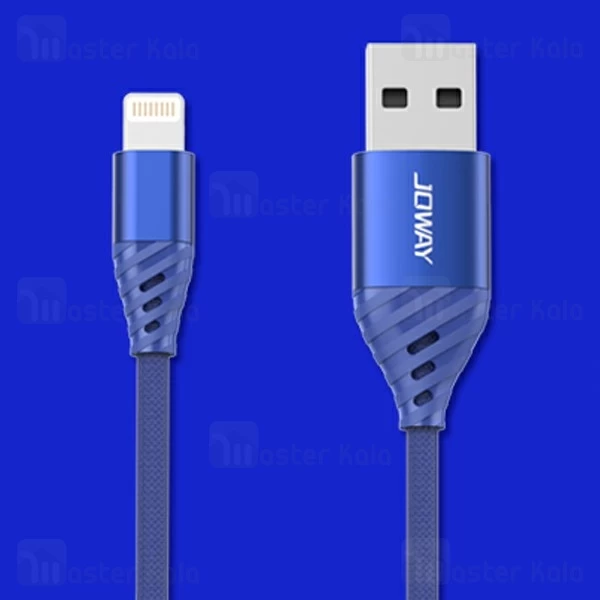 کابل لایتنینگ جووی Joway Li102 DENIM Lightning Data Cable توان 2 آمپر